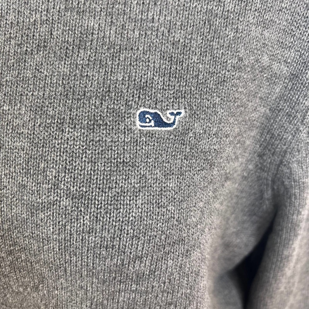Vineyard Vines Gray Crew Neck 100% Cotton‎ Sweater SZ S - Picture 6 of 8